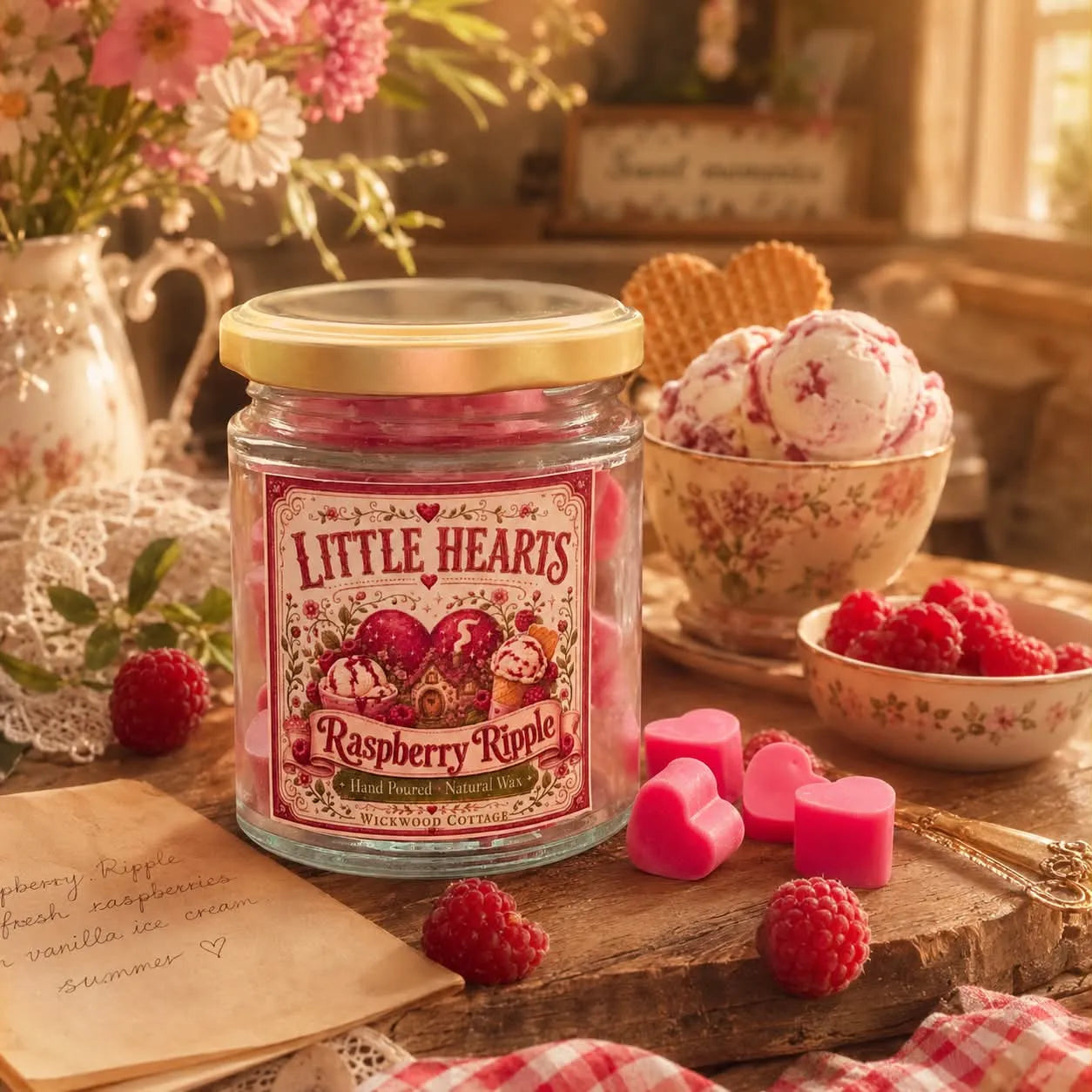 Little Hearts Wax Melt Collection | Sweet Nostalgic Heart-Shaped Wax Melts